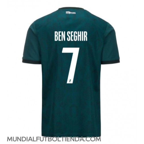 Camiseta AS Monaco Eliesse Ben Seghir #7 Segunda Equipación Replica 2024-25 mangas cortas